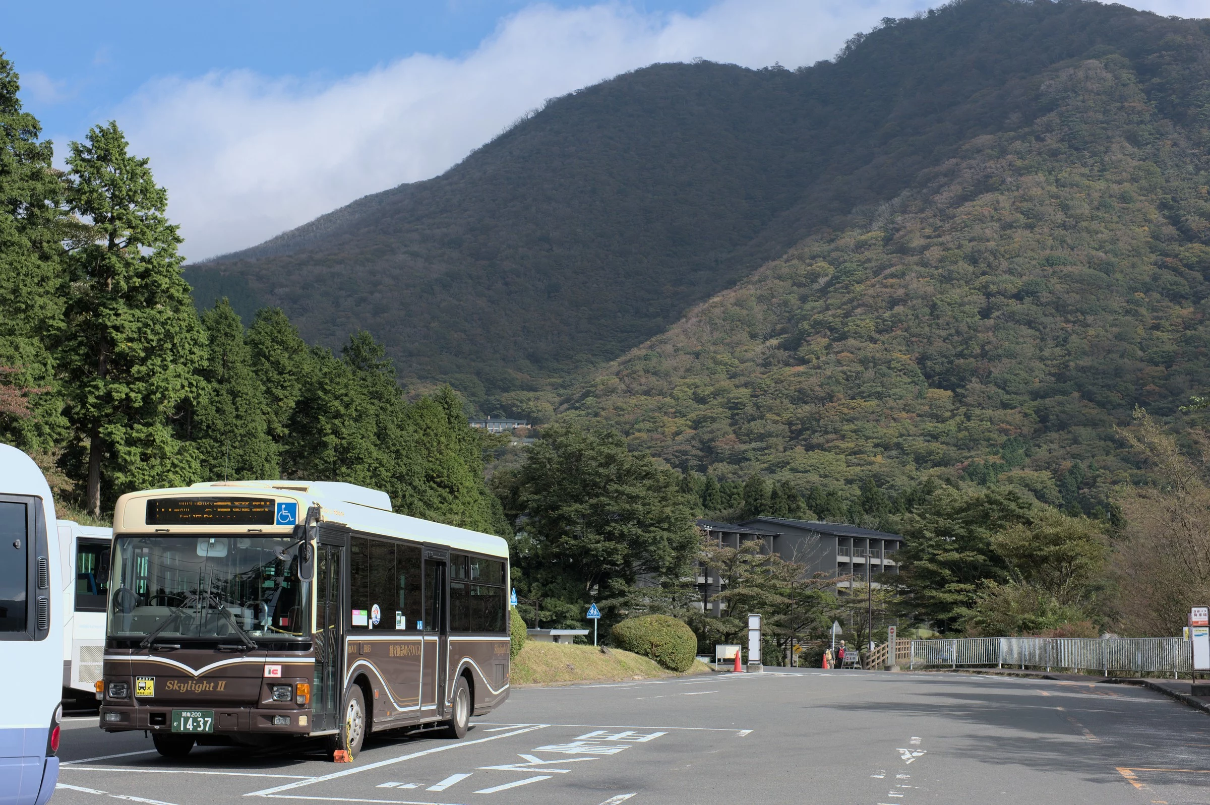 經由蘆之湖坐巴士到仙石原すすき高原